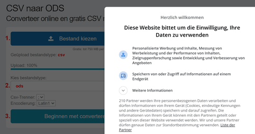 Hoe CSV bestanden online converteren naar ODS