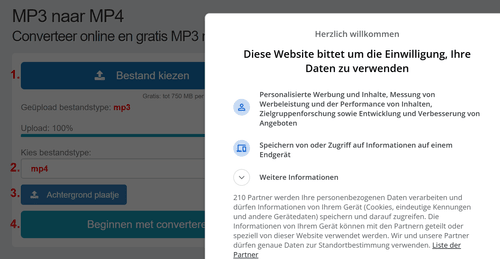 Hoe MP3 bestanden online converteren naar MP4